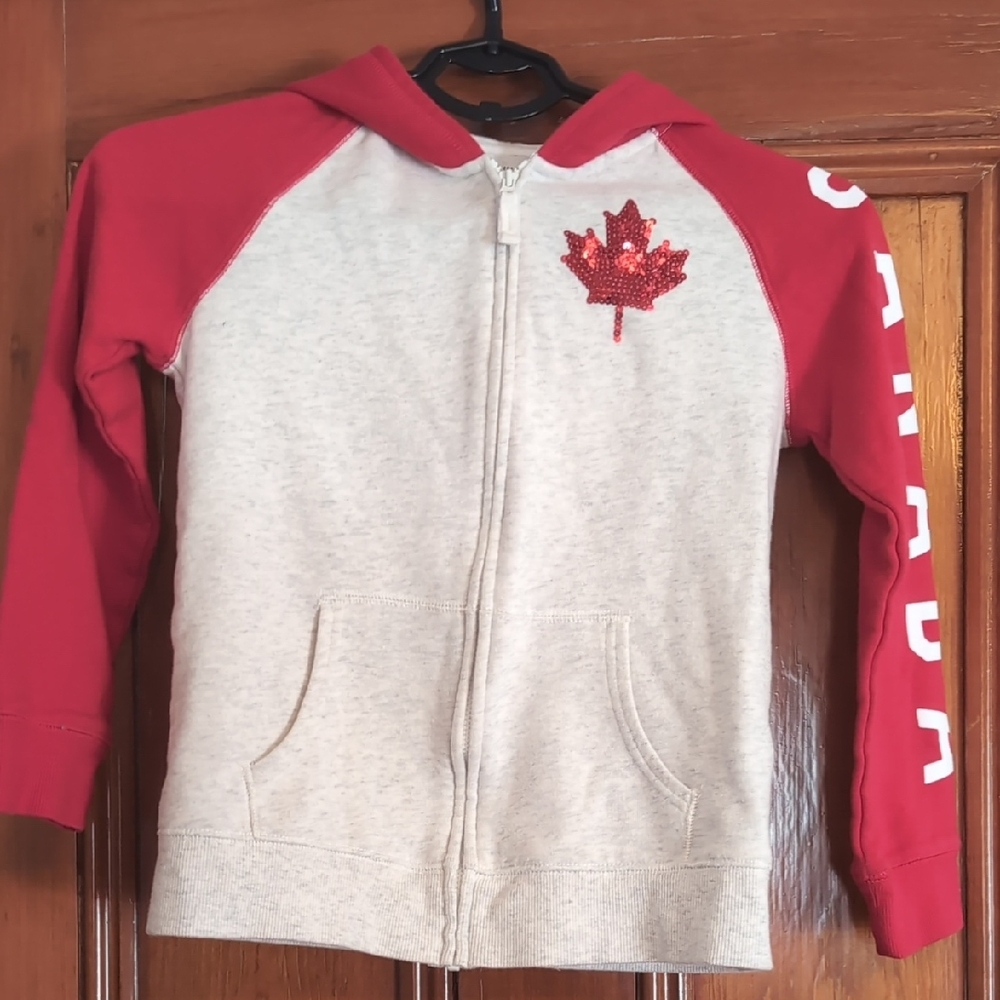 Kids Red and White Hoodie
